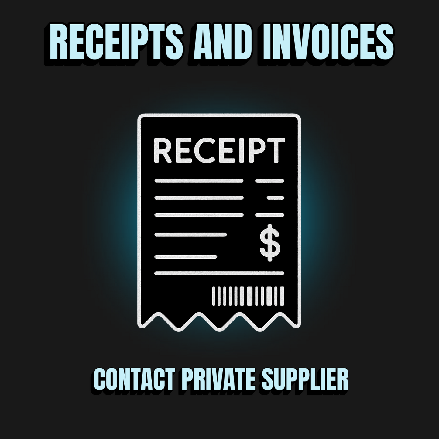 Receipts and Invoices